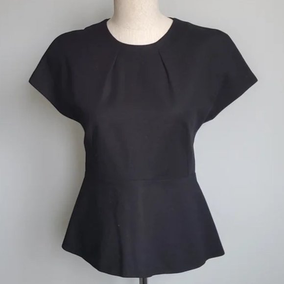 Aritzia T. Babaton Peplum Top sz 4 - Picture 12 of 12